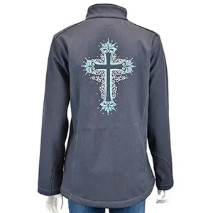 Women's CH Smoke "Cross & Swirls" Poly Shell Jacket