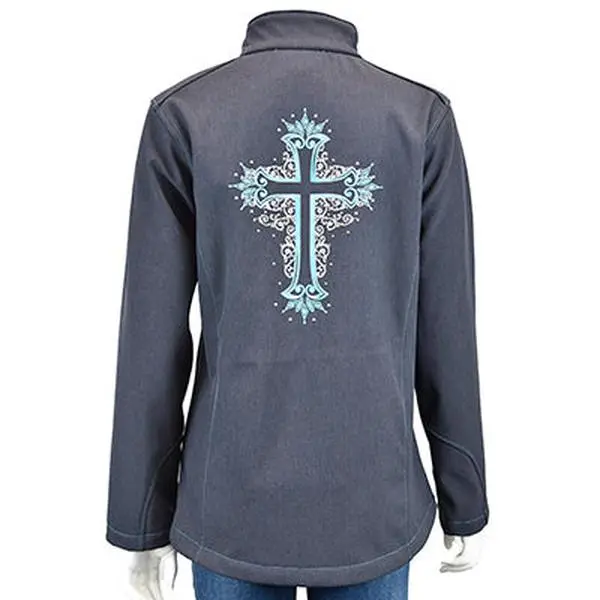 Women's CH Smoke "Cross & Swirls" Poly Shell Jacket