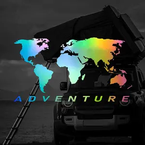 2026 New World Map Universal Auto Sticker Art Auto Motorcycle Trucks Racing SUV Bumper Laptop Suitcase Vinyl Decal for your car