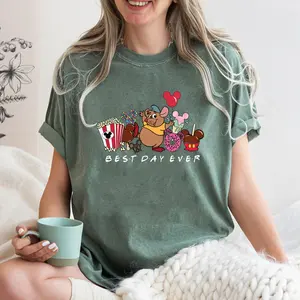 Best Day Ever Gus Gus Snacks - Girl cute with tee shirt unisex - Choose Your Fashion - Fit for All - Perfect for Every Occasion