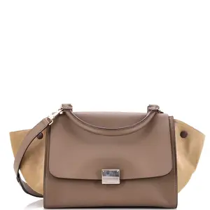 Pre-owned Celine Leather Top Handle Bags Trapeze Bag Small by Rebag