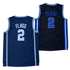 Men's #2 Flagg Basketball Jerseys Dukeuniversity Sewing embroidery large size polyester Outdoor sportswear mesh ventilation sports top 2026 daily training suit match day Fan clothing S-XXL multiple colors Trendy sports style sleeveless Fans around