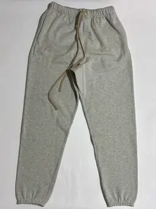 2024 Light Heather Gray Sweatpants - Athletic Casual Lounge Pants Warm & Comfortable for Casual Wear & Street Style Unisex Style