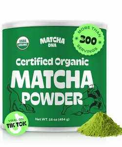MATCHA DNA Certified Organic Matcha Green Tea Powder (16 oz TIN CAN)