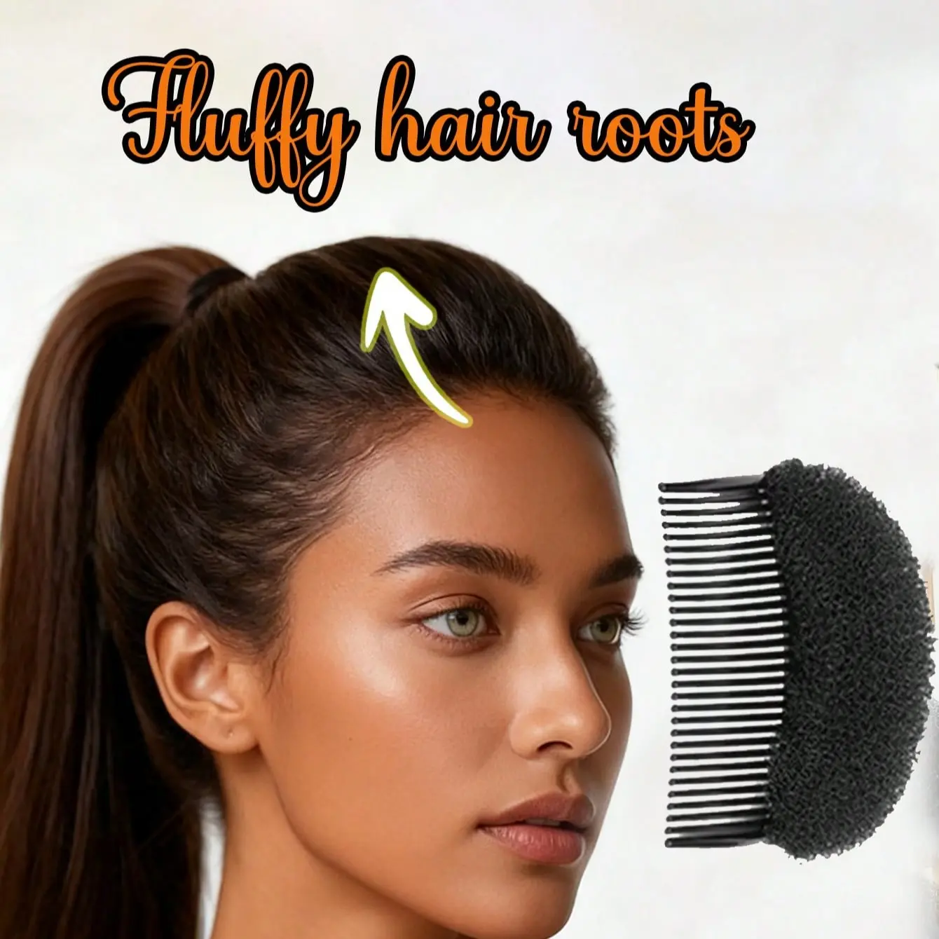 Puffy Princess Hair Clip Comb, Anti-Slip Hair Clips for Women, Top Puffed Design, Suitable for Most Hair Types, Ideal Gift for Mom Girlfriend
