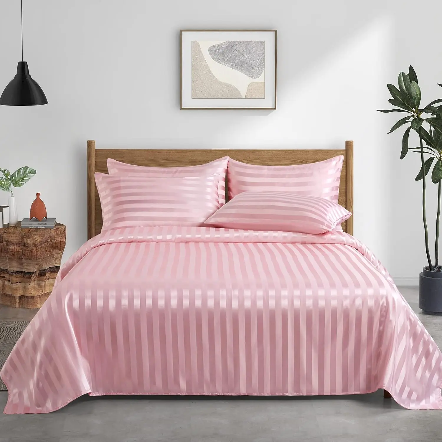 Blush Pink Striped