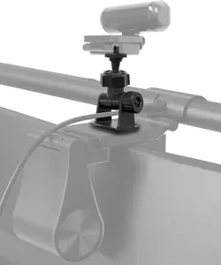 Quntis Universal Camera Mount for Eye-Care Lamps & Monitor Light Bars, 3M Adhesive Base, Compatible with Most Desk Lamps