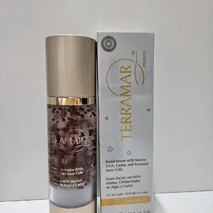 Facial serum with Marine DNA, Algae Stem Cells and Caviar. Skincare Comfort