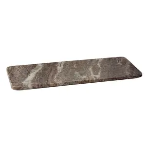 Brown Galaxy Marble Rectangle Tray