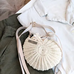 Crochet Handmade SeaShell Bag | Crossbody handbag