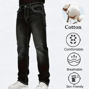 Men's Casual Tie Dye Jeans | Breathable Cotton Skin-Friendly Daily Wear Denim Pants