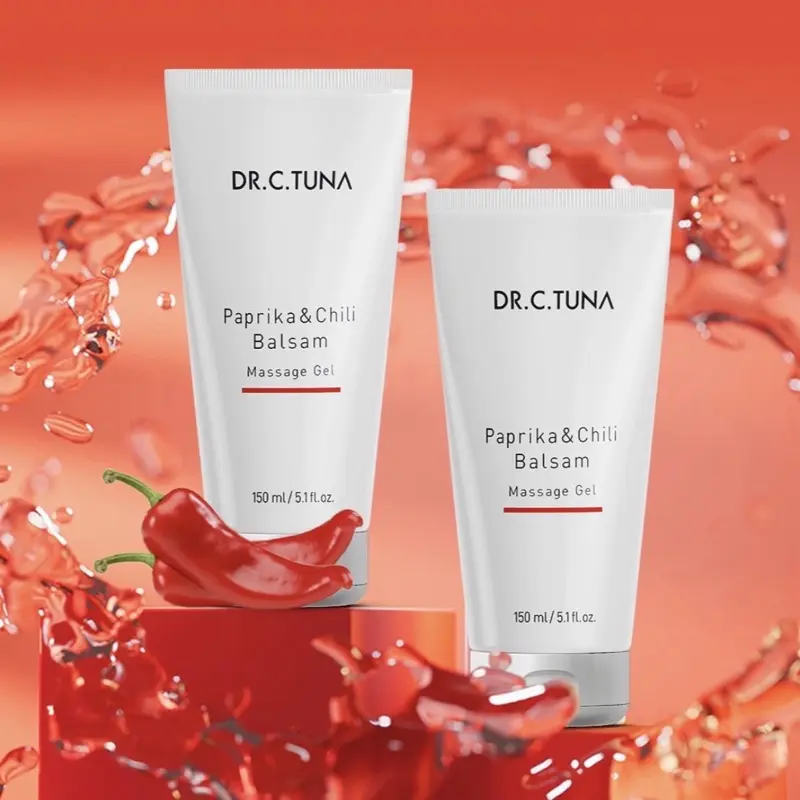 Paprika & Chili Balsam Soothing Massage Gel 150ml - Natural Warming Formula for Muscle Relief, Relieves Tension & Improves Circulation