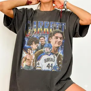 [SALE UP TO 50%] Garrett Graham Bootleg Rap Style Vintage Comfort Colors T-shirt, Briar University Hockey Romance Fan Apparel, Off-Campus Inspired Graphic Tee, Retro Streetwear Outfit Idea, Soft Cotton Casual Wear, Unisex Oversized Gift