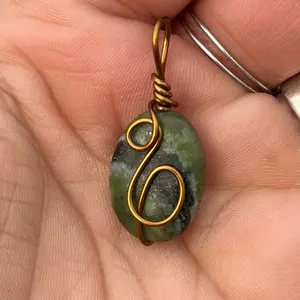 Natural Nephrite Jade Mini Custom Pendant - Personalized Jewelry