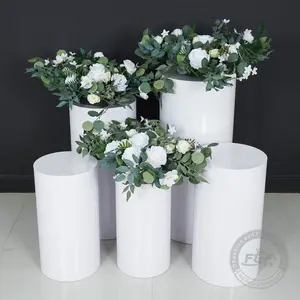 5pcs of Metal Cylinder Stands Backdrop Stands Organiser Racks Set,Cylinder With Storage Bag