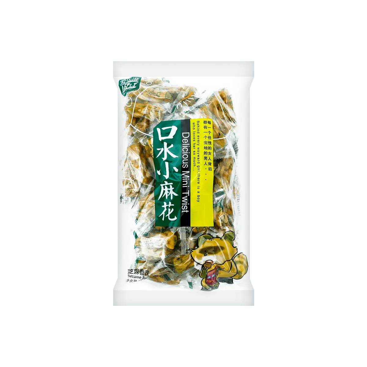 AI LE ZI Sesame Flavor Crispy Twist Snacks - 500g AI LE ZI Sesame Flavor Crispy Twist Snacks - 500g