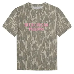 Blue Collar Bottomland Camo Shirt, Workwear Graphic Tee, Outdoor Lifestyle Shirt