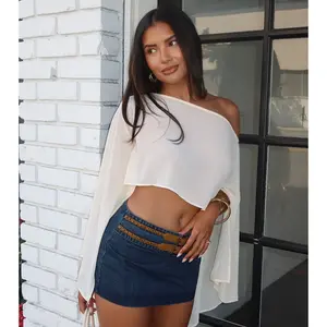 Airy Attitude Chiffon Poncho Top