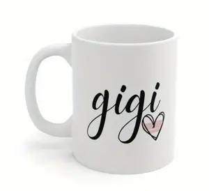 Gigi Mug, 1 Piece, 11 Oz, Ceramic Coffee Cup. Gigi Gift. Gigi Coffee Cup. Gigi Gift. Grandma Mug. Grandma Gift. Mother's Day Gift. Gigi Gift Idea.