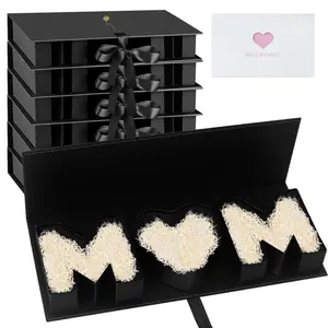 Creative Mother's Day Gift Box, Fillable Mom Letter Shape Design, Perfect for Special Occasions & Celebrations, Customizable Gift, Mothers Day Box