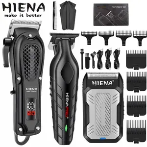Professional Men's Haircut Kit, Electric Shaver & Accessories Set, Barber Clipper Set, Salon Quality Grooming Tools, Barber Equipment for Home Use, Durable Design