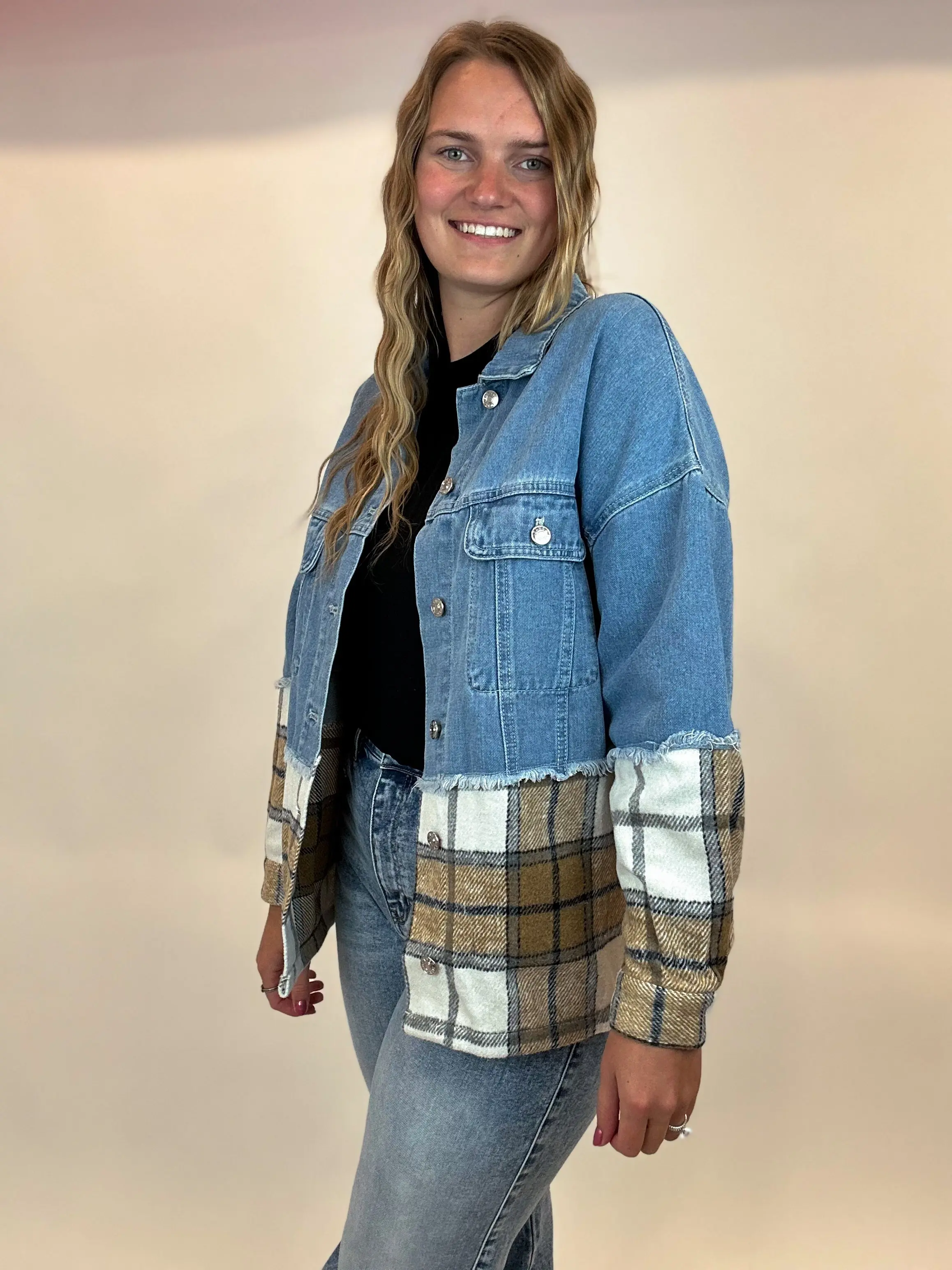 Patchwork Denim Jacket Patchwork Denim Jacket