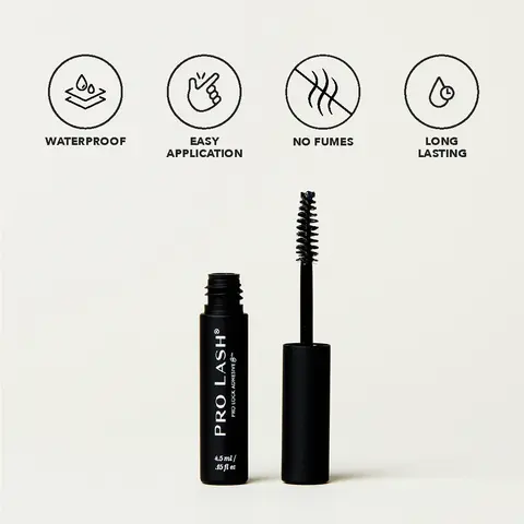 Pro Lock Eyelash Adhesive, 4.5ml Cosmetic Makeup, Designed to Work with Pro Lash, Easy Removal Protects Natural Lashes, Up to 10+ Days of Secure Hold