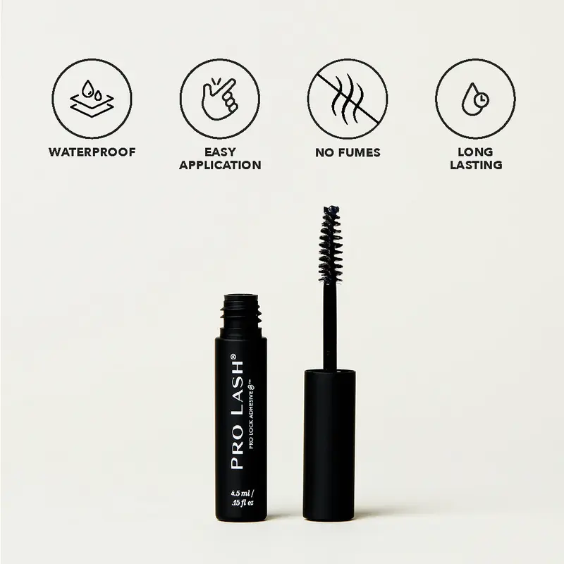 Pro Lock Eyelash Adhesive, 4.5ml Cosmetic Makeup, Designed to Work with Pro Lash, Easy Removal Protects Natural Lashes, Up to 10+ Days of Secure Hold