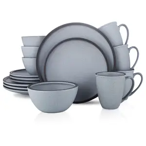 Stone + Lain Tina 16-Piece Stoneware Dinnerware Set