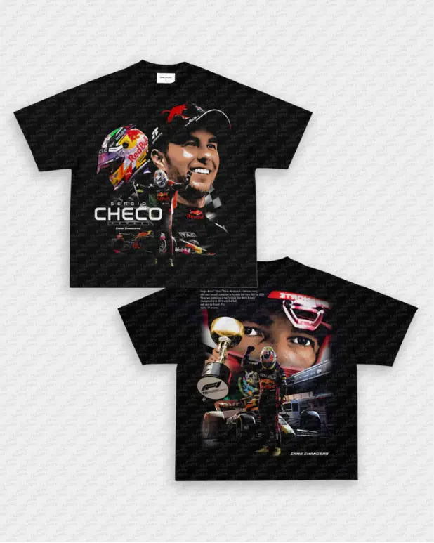 sergio perez v2 tee - racing shirt