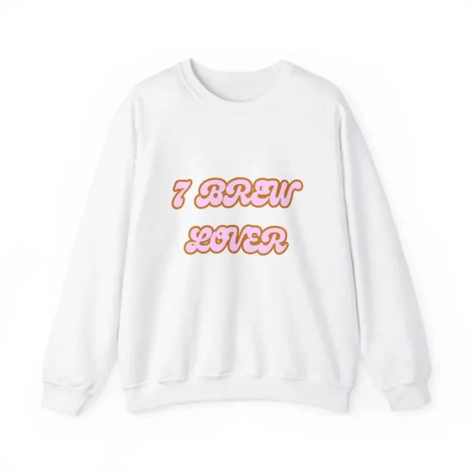 7 Brew Lover Coffee Cozy Unisex Crewneck Sweatshirt, Perfect for Coffee Lovers, Gift for Brews Enthusiasts, Ideal For Fall, Winter Wardrobe