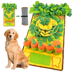 Pet Sniff Mat Slow Feeding Training Blanket with Built-in Sound, Attracts Pet Attention, Suitable for Small Medium Dogs Slow Feeder