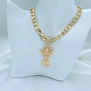 Rodriguezjewerly # 506 Necklace (10mm) # 4077 Divino niño