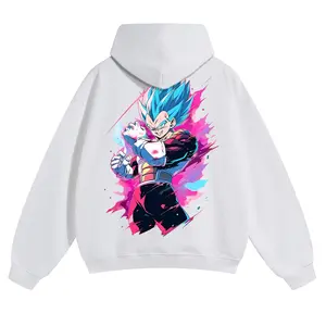 Dragon Ball DBZ Vegeta Unisex FallFreshness outfits men streetwear 80s 90s graphic tees cotton Anime funny Hoodies men gifts
