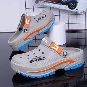 Youth Clogs, Fashionable Trendy Summer Slippers, Breathable Soft-Soled Indoor Slippers, Outdoor Beach Shoes
