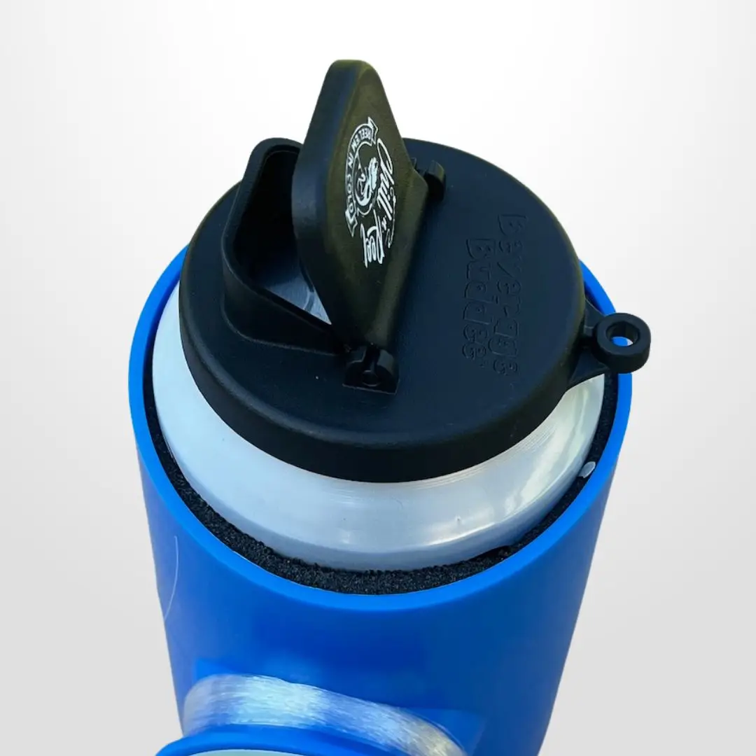Spill Guard for Chill-N-Reel - Plastic Can Cover Prevents Spills, Keeps Dirt, Bugs, and Grass Out of Standard Drink Cans