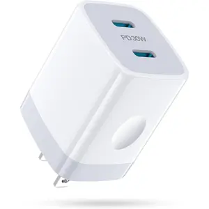 S26 Ultra Charger Block 30W 2 Port USB C Wall Charger   Plug Type C Dual Android Phone Power Adapter for Galaxy S26 Plus S26 S25 Edge S25 Ultra A56 A36 A16 5G S24 FE A15 A35