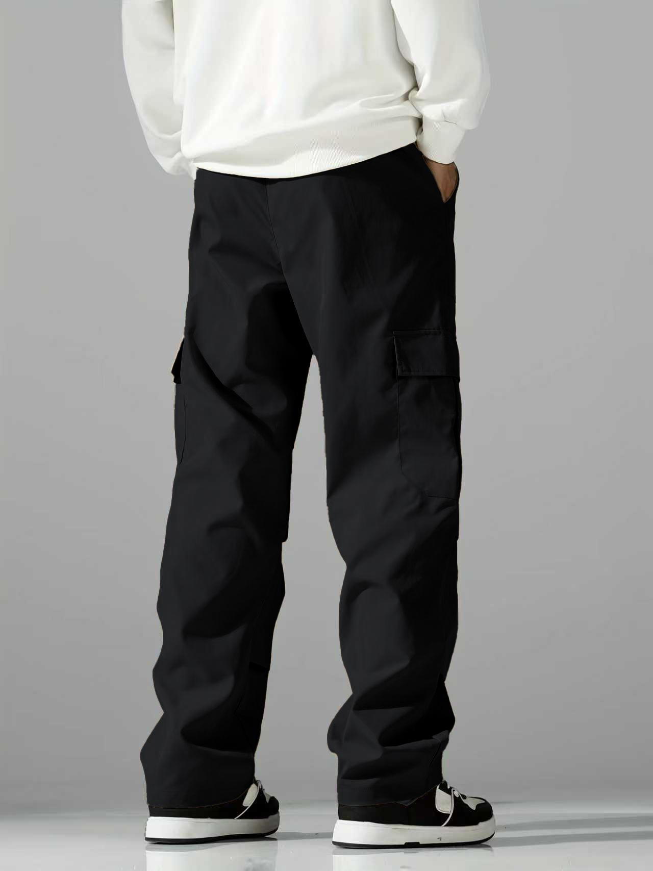 Men’s multi-pocket comfortable cargo pants for outdoor casual sports, long pants