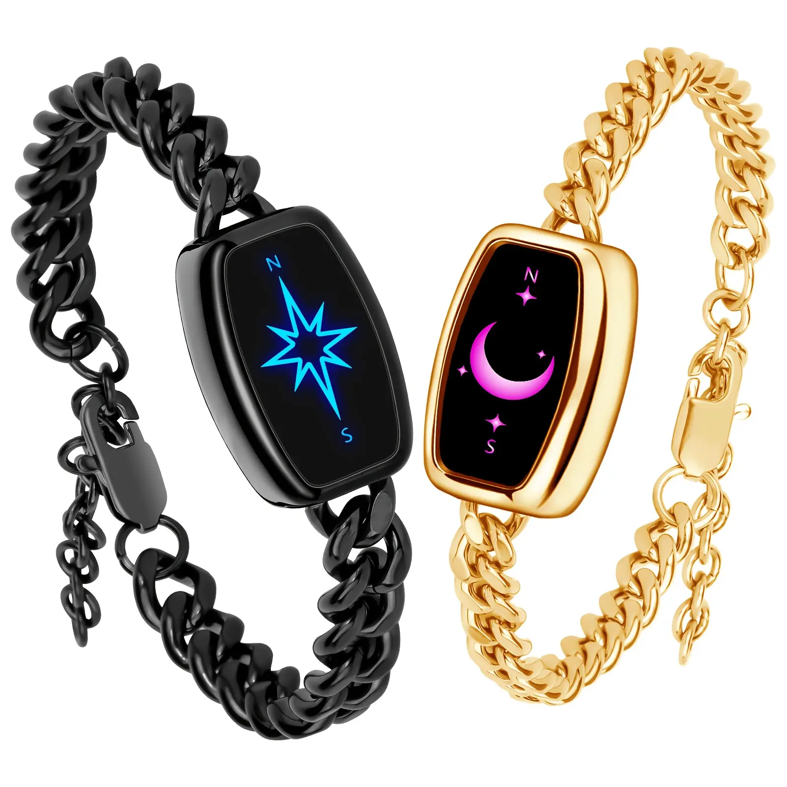 PNMNBW Long Distance Touch Bracelets for Couples, Vibration & Light up | Long Distance Couples Bracelets Relationship Gifts for Girlfriend Wireless Pairing Jewelry Xmas Gifts - TikTok Shop PNMNBW Long Distance Touch Bracelets for Couples, Vibration & Light up | Long Distance Couples Bracelets Relationship Gifts for Girlfriend Wireless Pairing Jewelry Xmas Gifts - TikTok Shop