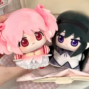 10cm Anime Girl Kawaii Akemi Homura Kaname Madoka Cosplay Starfish Plush Stuffed Doll Keychain Plushies Mini Toy Fans Props Gift