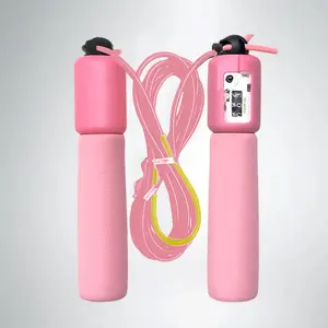 1/2 Counts Speed Jump Ropes with Wear-resistant Attachments, Counter, Adjustable Rope Length, Foam Handles, and A 21-day Workout Tracker. Ideal for Home Gyms and Fitness Training.