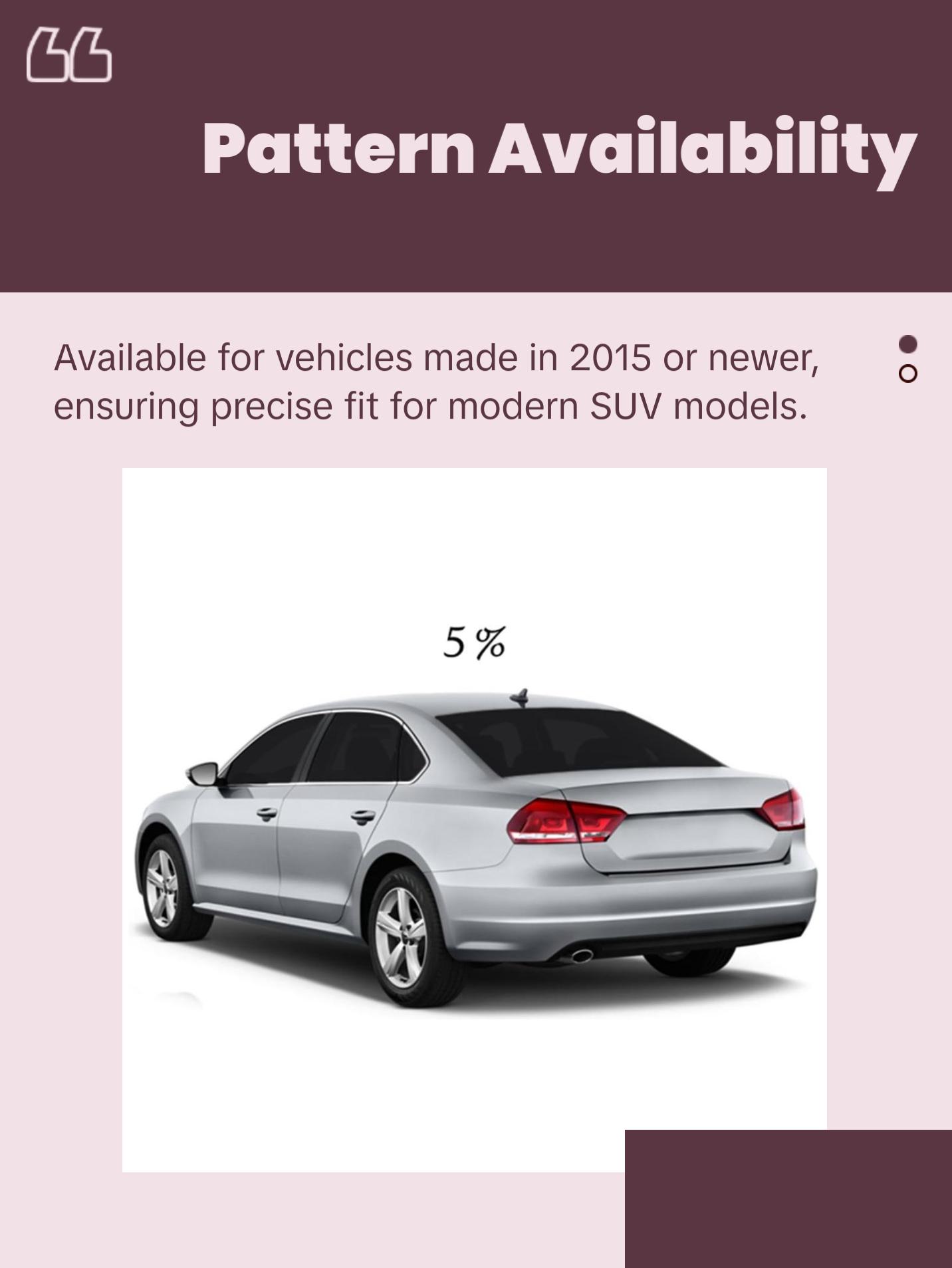 Pre-Cut Tint Kit For Any SUV - 2 Front Windows Pre-Cut Tint Kit For Any SUV - 2 Front Windows