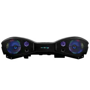 Jeep JL/JLU/JT 2024–2025 Overhead Sound Bar – Loaded with Digital LED Lights, Plug & Play