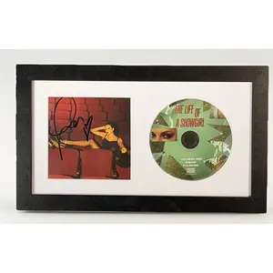 Taylor Swift Signed CD 'The Life of a Showgirl' Framed Display with Photo