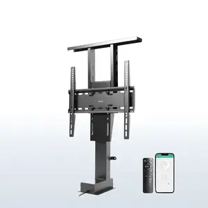 Motorized TV Stand with Remote Control - 32" to 55" Screens