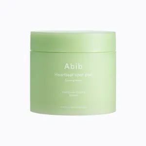 Abib Heartleaf Spot Pad Calming Touch 5.07 fl.oz 150ml / 80 pads Korean Skincare Toner Pads Clear Cleansing