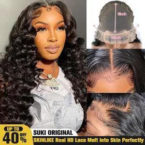 Loose Deep Wave 13x6 Hd Lace Frontal Wigs 200% Density 13x4 Human Virgin Hair Wig SpringStatements