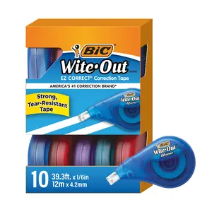 BIC® Wite-Out® Brand EZ Correct® Correction Tape, White, 10 Pack BIC® Wite-Out® Brand EZ Correct® Correction Tape, White, 10 Pack