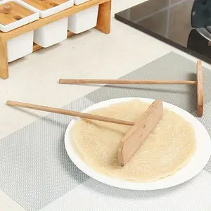 1pc Pancake rake Bamboo dragonfly scraper Pancake tool Pancake push shovel bamboo rake Kitchen baking supplies Small tools