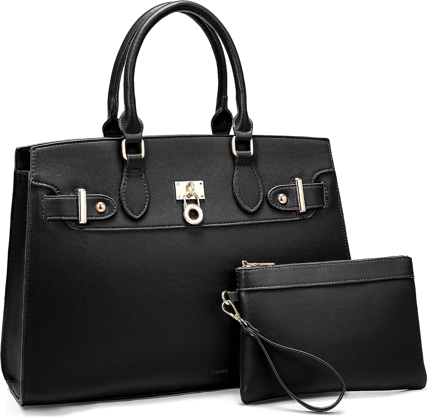 GEMIU Women Purses and Handbags Large Satchel Purses for Women Leather Top Handle Bag for Work